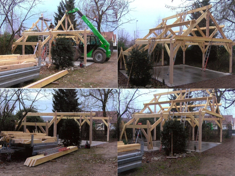 Appentis et abris bois