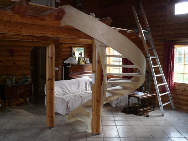 Escaliers en bois