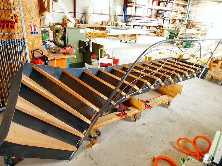 Escaliers en bois