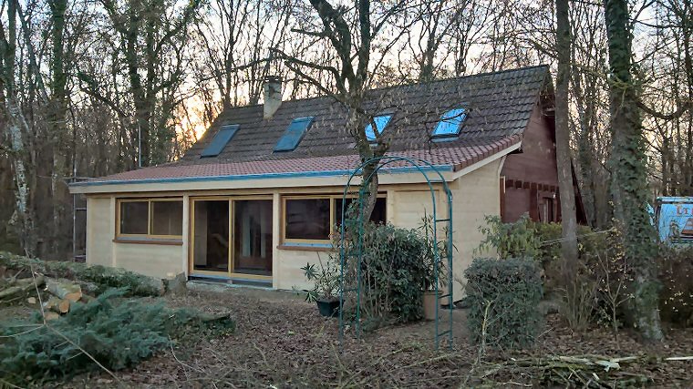 Extension de maison en bois
