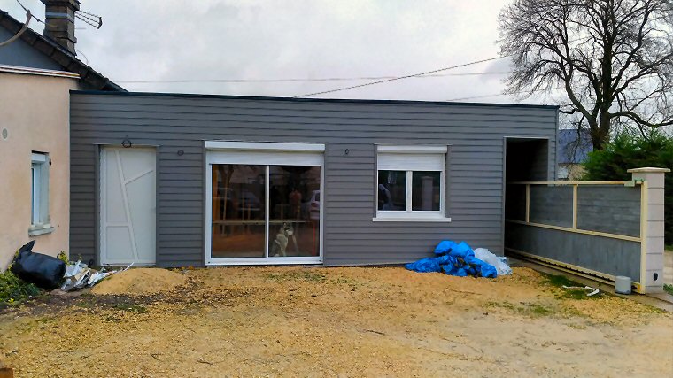 Extension de maison en bois