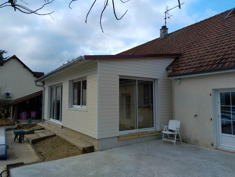 Extension de maison en bois