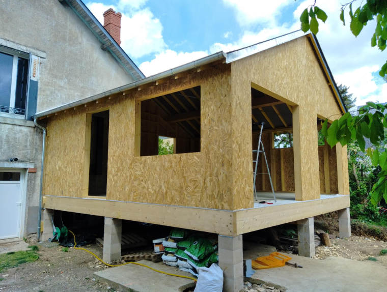 Extension de maison en bois
