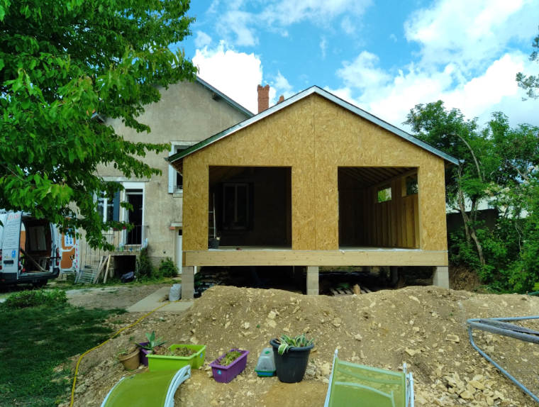 Extension de maison en bois