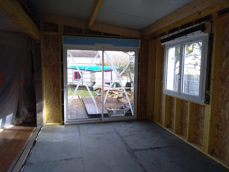 Extension de maison en bois