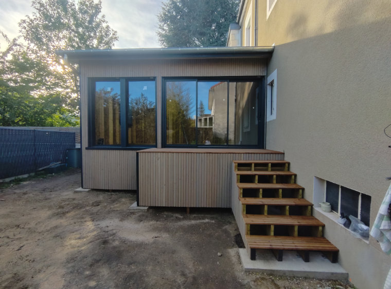 Extension de maison en bois