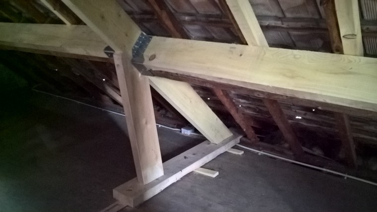 Renfort et modification de charpente